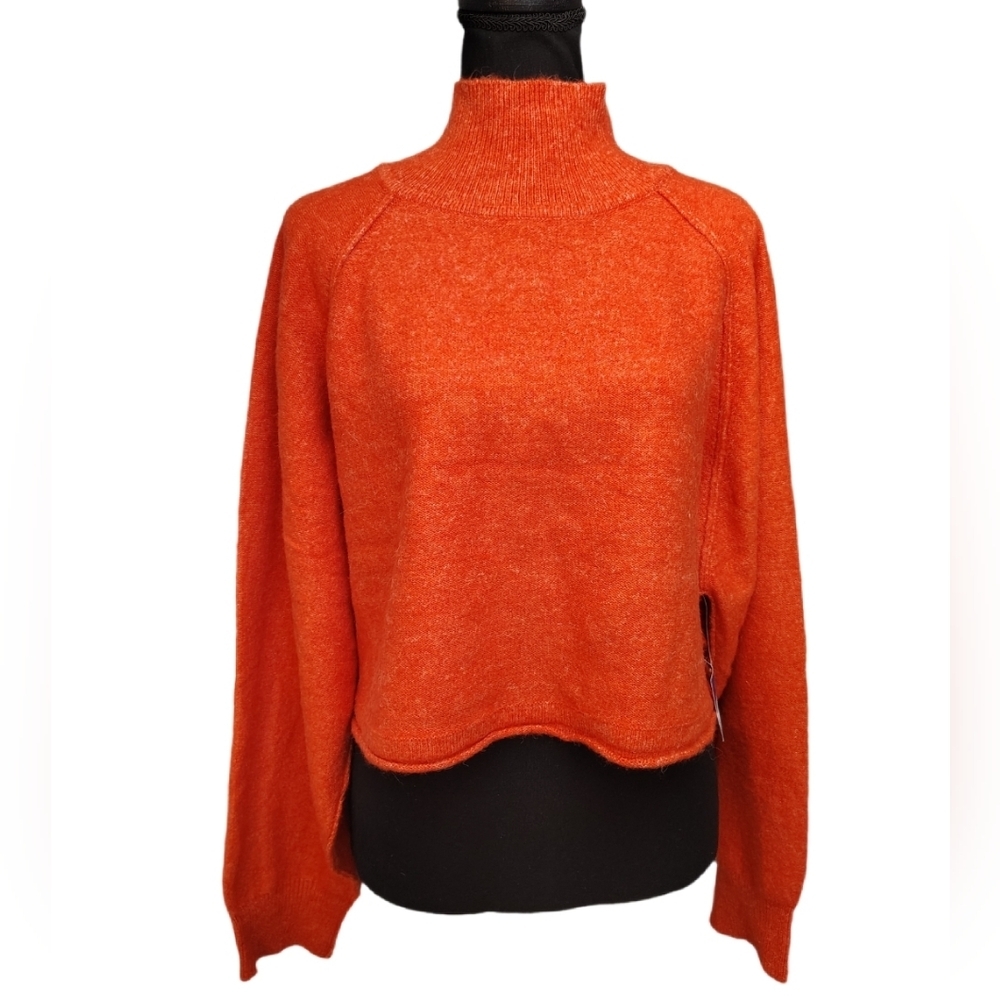 Arizona Jean Co. Outfitter Orange Cropped Sweater XXL - Picture 2 of 8
